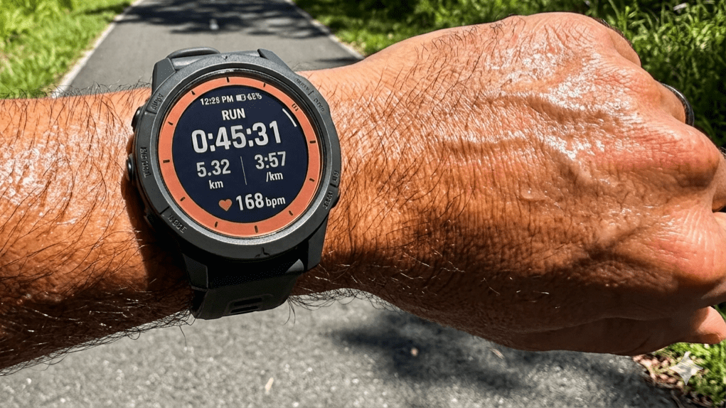 800m Intervalle in der Mittagspause