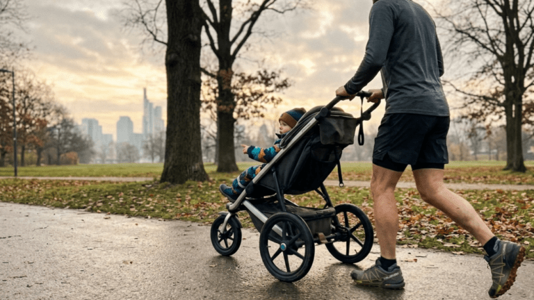 Run-Walk-Run: Diese Taktik rettet deinen Slot mit Kind im Schlepptau.
