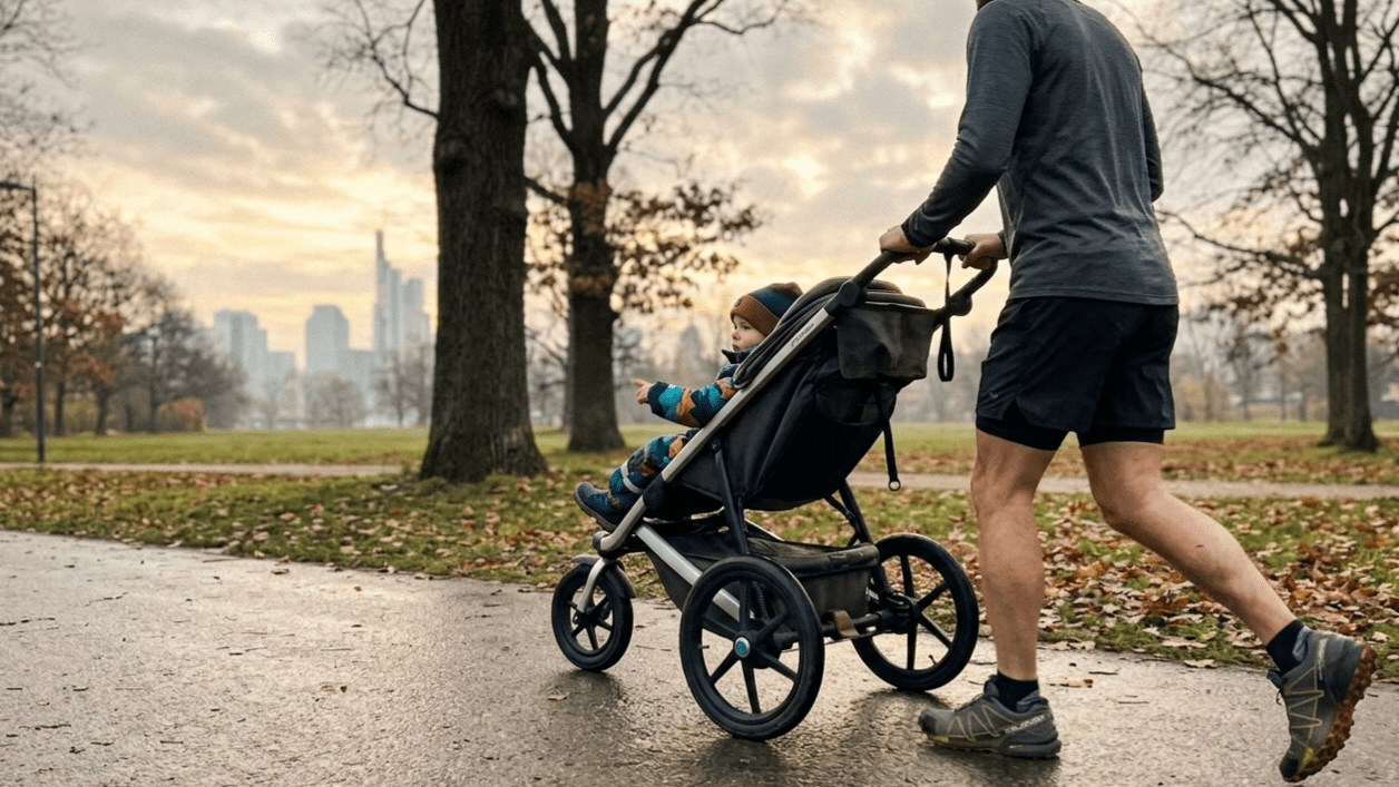 Run-Walk-Run: Diese Taktik rettet deinen Slot mit Kind im Schlepptau.