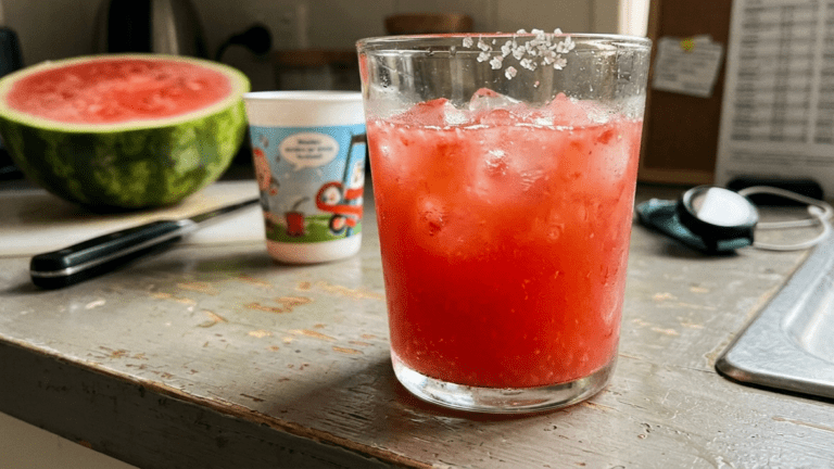 Elektrolyte mit Wassermelone zum selbst machen