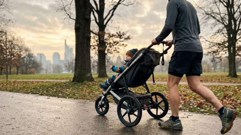 Run-Walk-Run: Diese Taktik rettet deinen Slot mit Kind im Schlepptau.