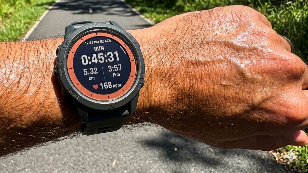 800m Intervalle in der Mittagspause