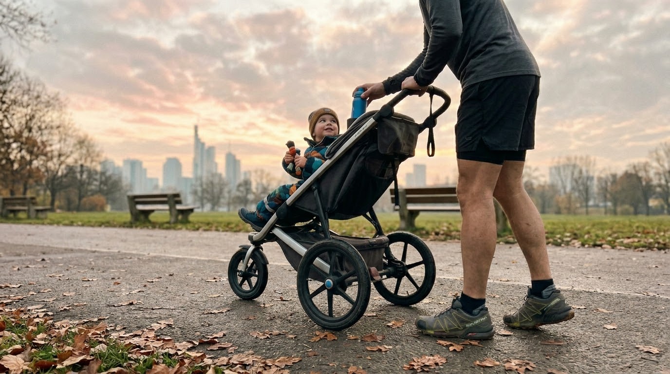 Run-Walk-Run mit Kinderwagen