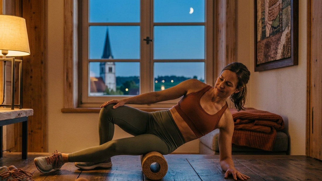 Übungen zum Faszientraining vor dem Schlafengehen für Läufer-Eltern